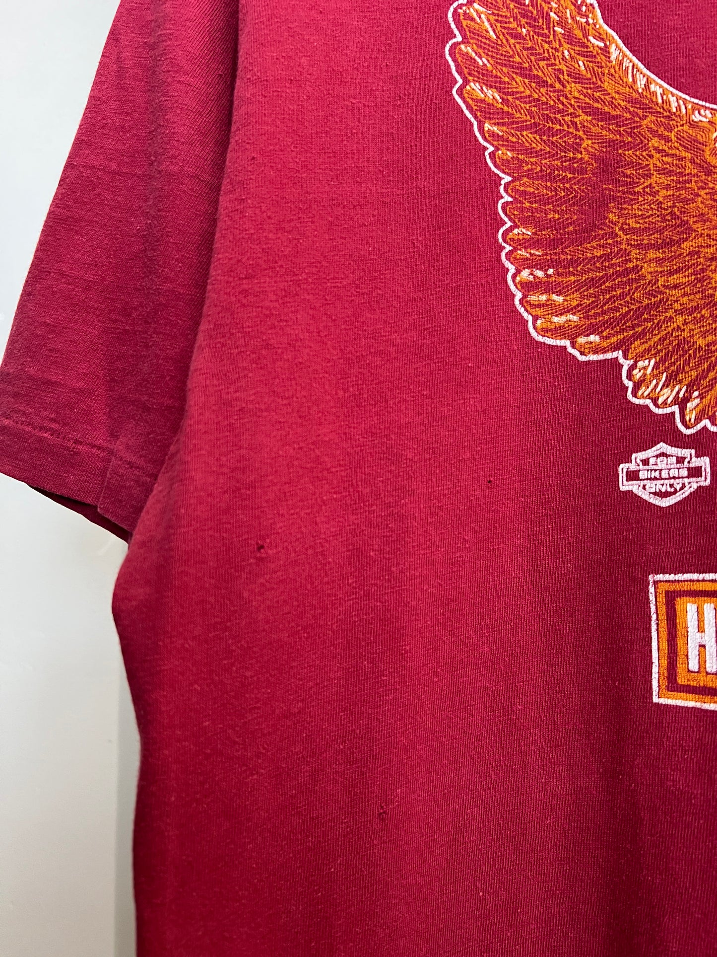 Vintage 80s Harley Davidson Texas Eagle Pocket Tee