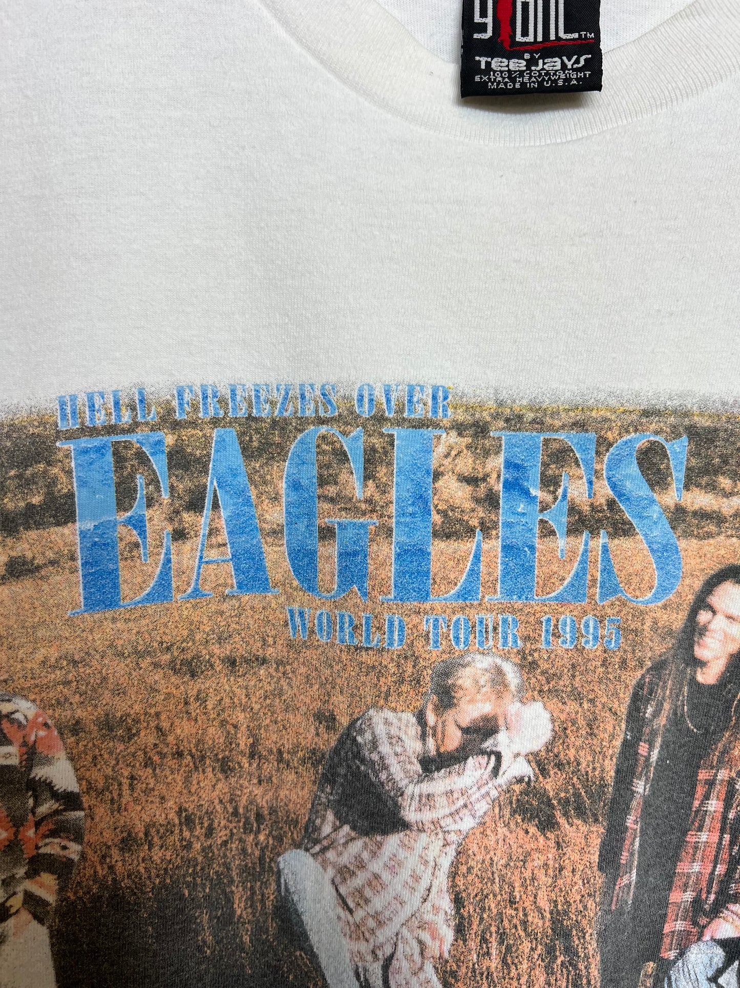 Vintage 1995 The Eagles “Hell Freezes Over” World Tour Tee