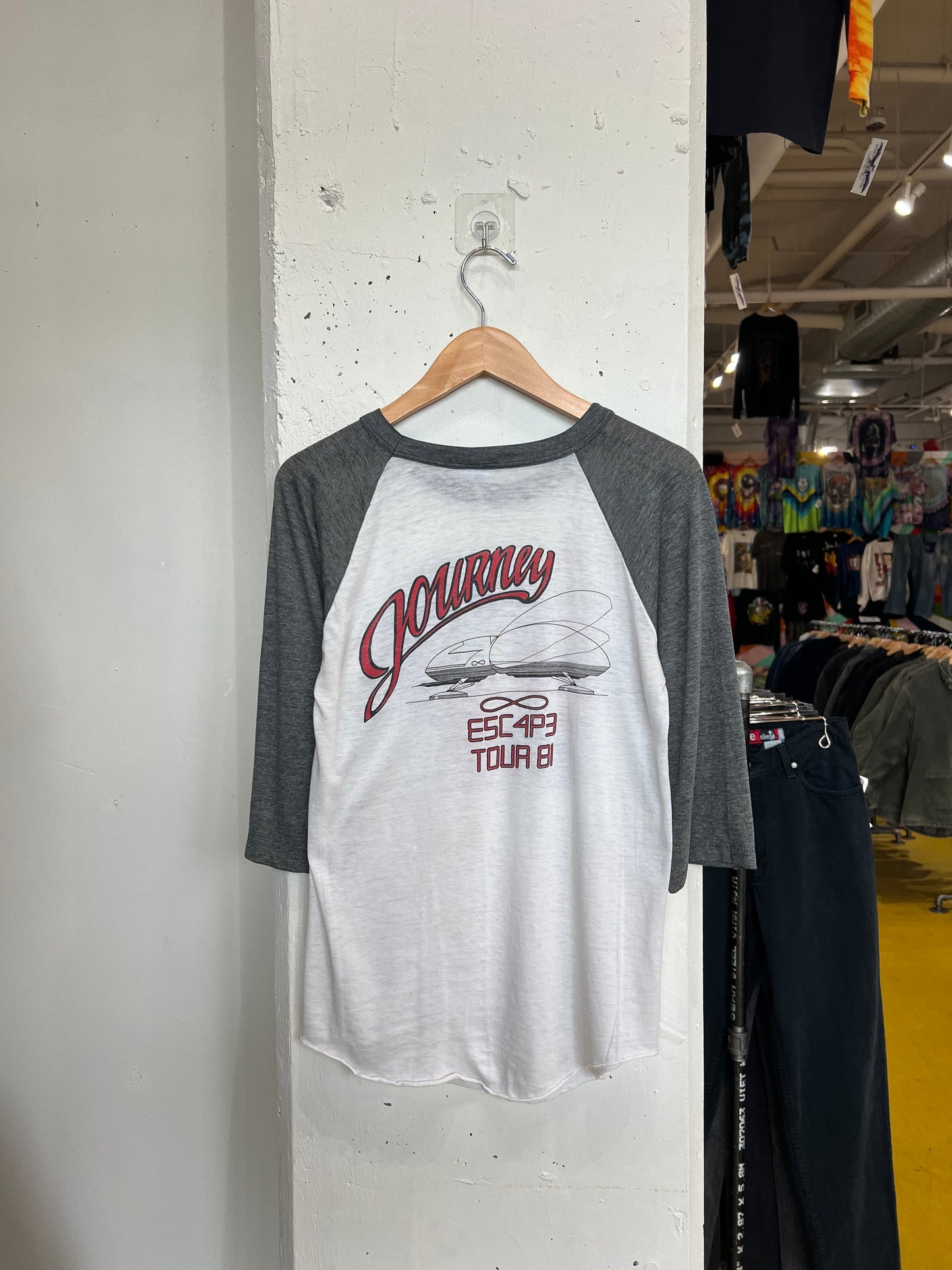 Vintage 1981 Journey Tour Raglan Tee