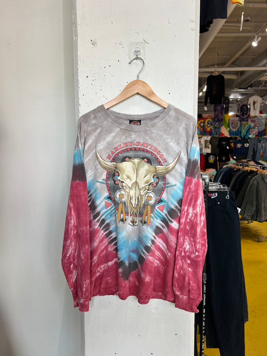 Vintage 1992 Harley Mesa Tie Dye Longsleeve Tee