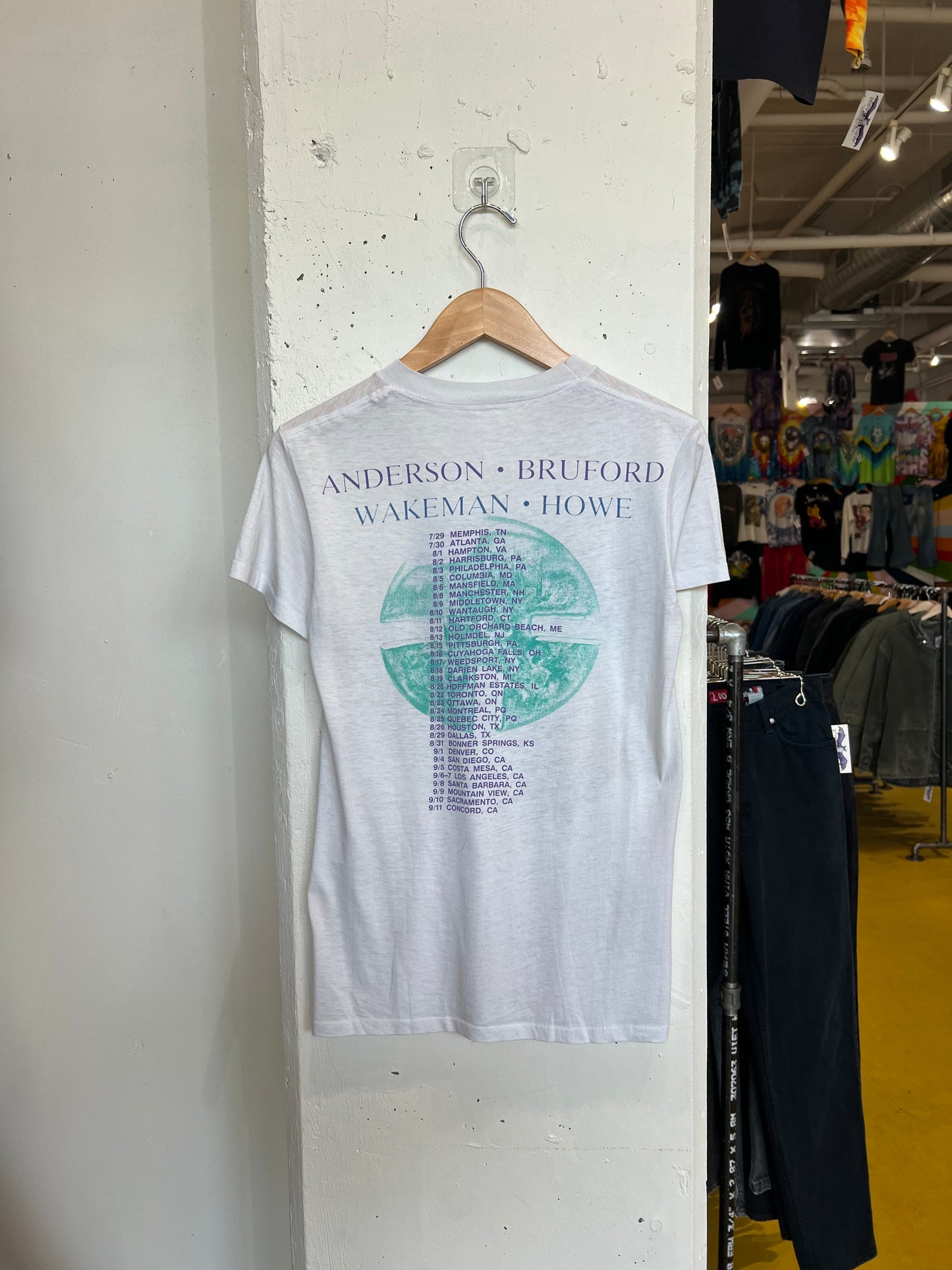 Vintage 1989 Anderson Bruford Wakeman Howe Tee