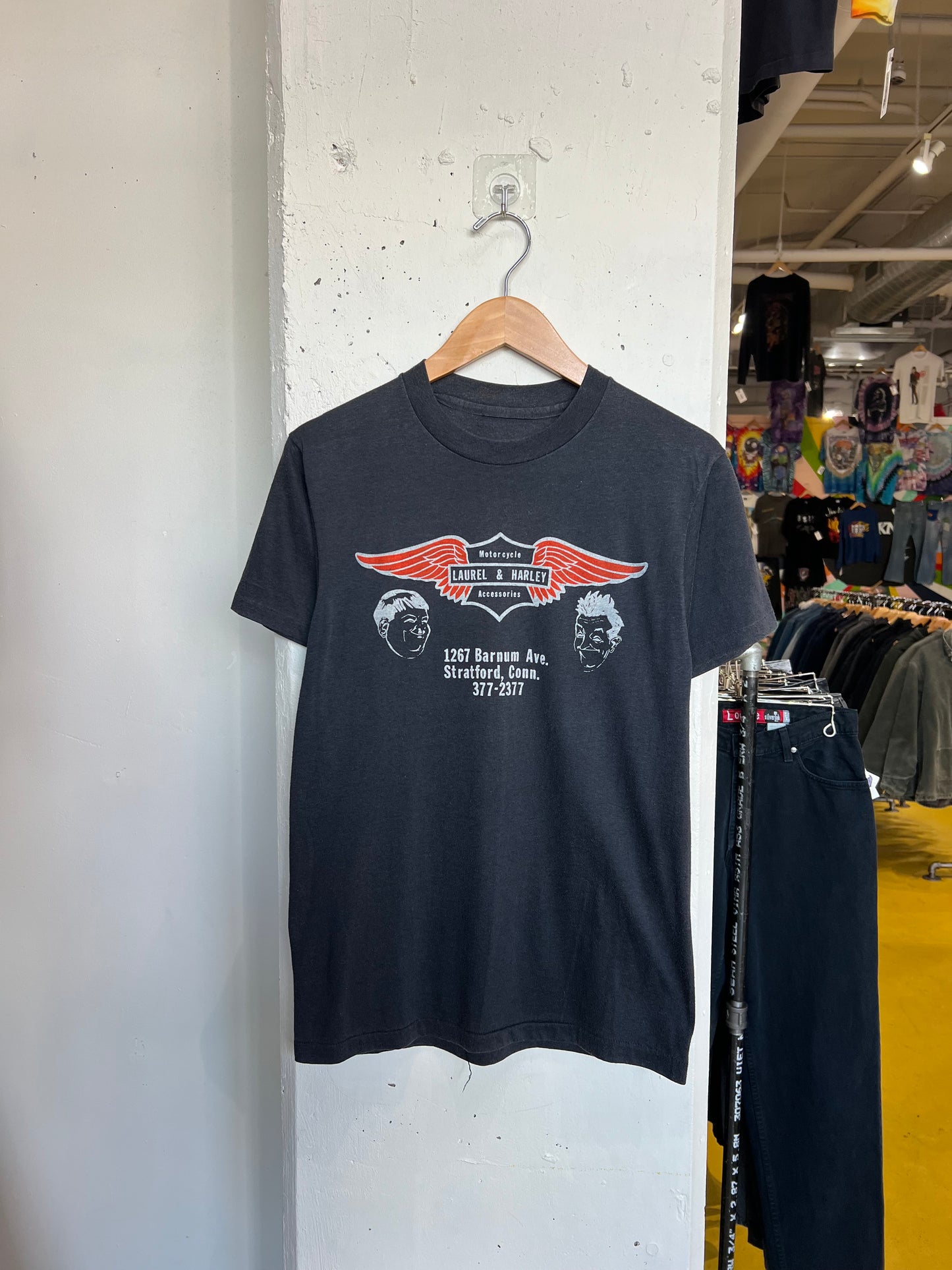 Vintage 70s Stratford Harley Tee