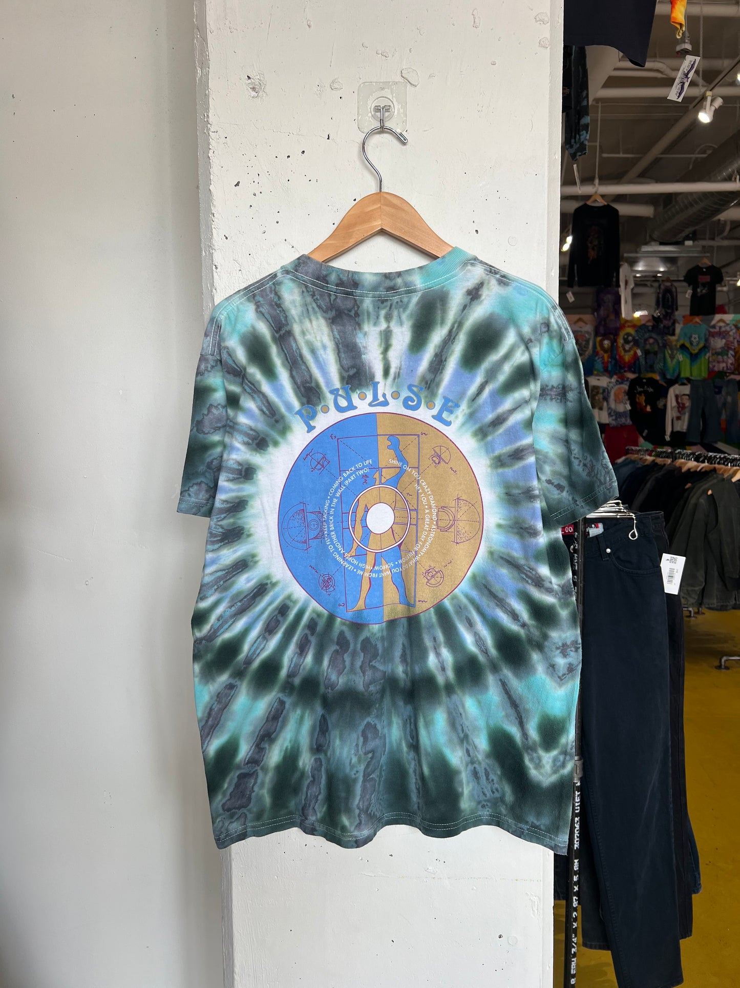 Vintage 1998 Pink Floyd Tie Dye Tee