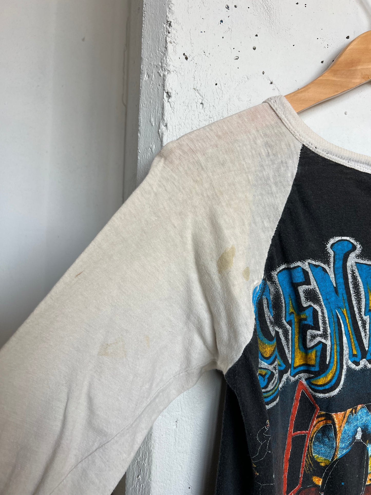 Vintage 1981 Genesis Thrashed Parking Lot Bootleg Tour Tee