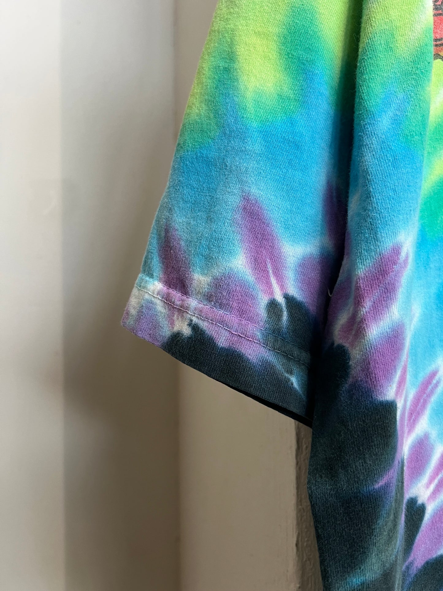Vintage 1996 Grateful Dead Liquid Blue Tie Dye Tee