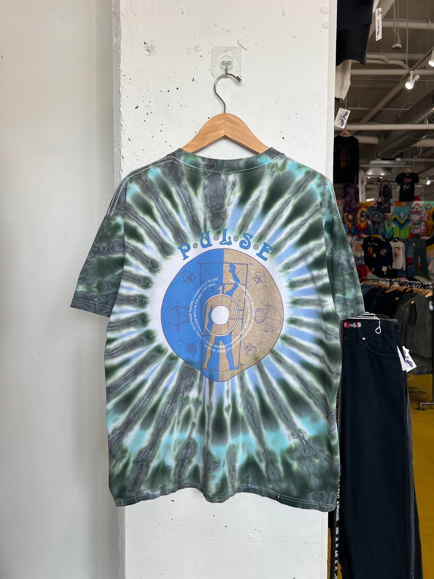 Vintage 1998 Pink Floyd Tie Dye Tee