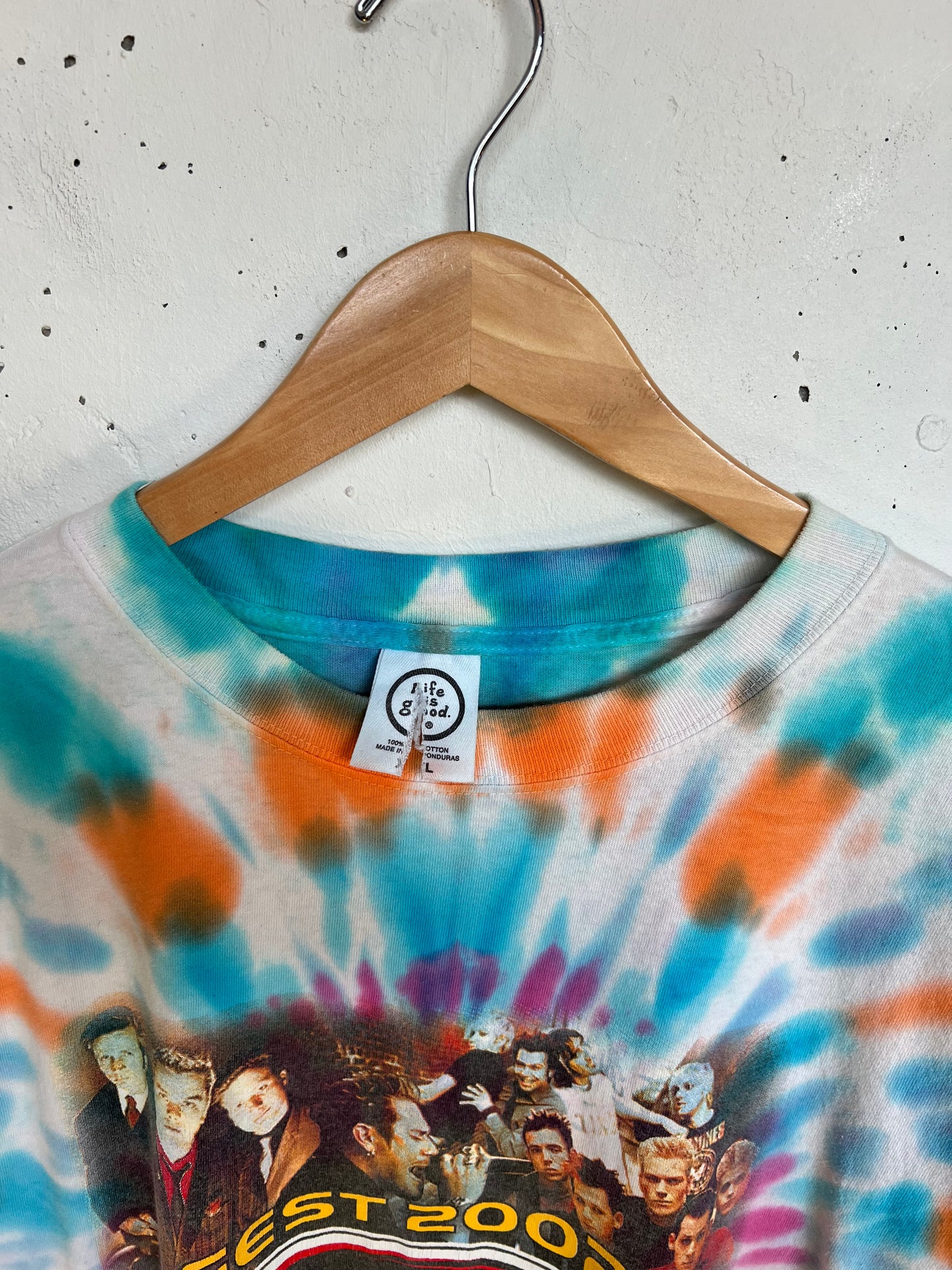 Vintage 2002 Radio 104 Fest Tie Dye Tee