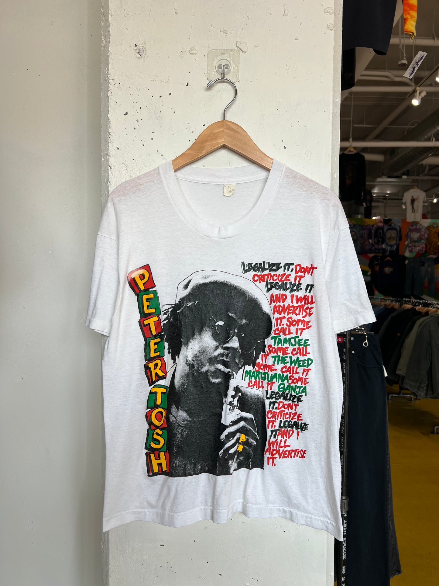 Vintage 80s Peter Tosh “Legalize It” Tee