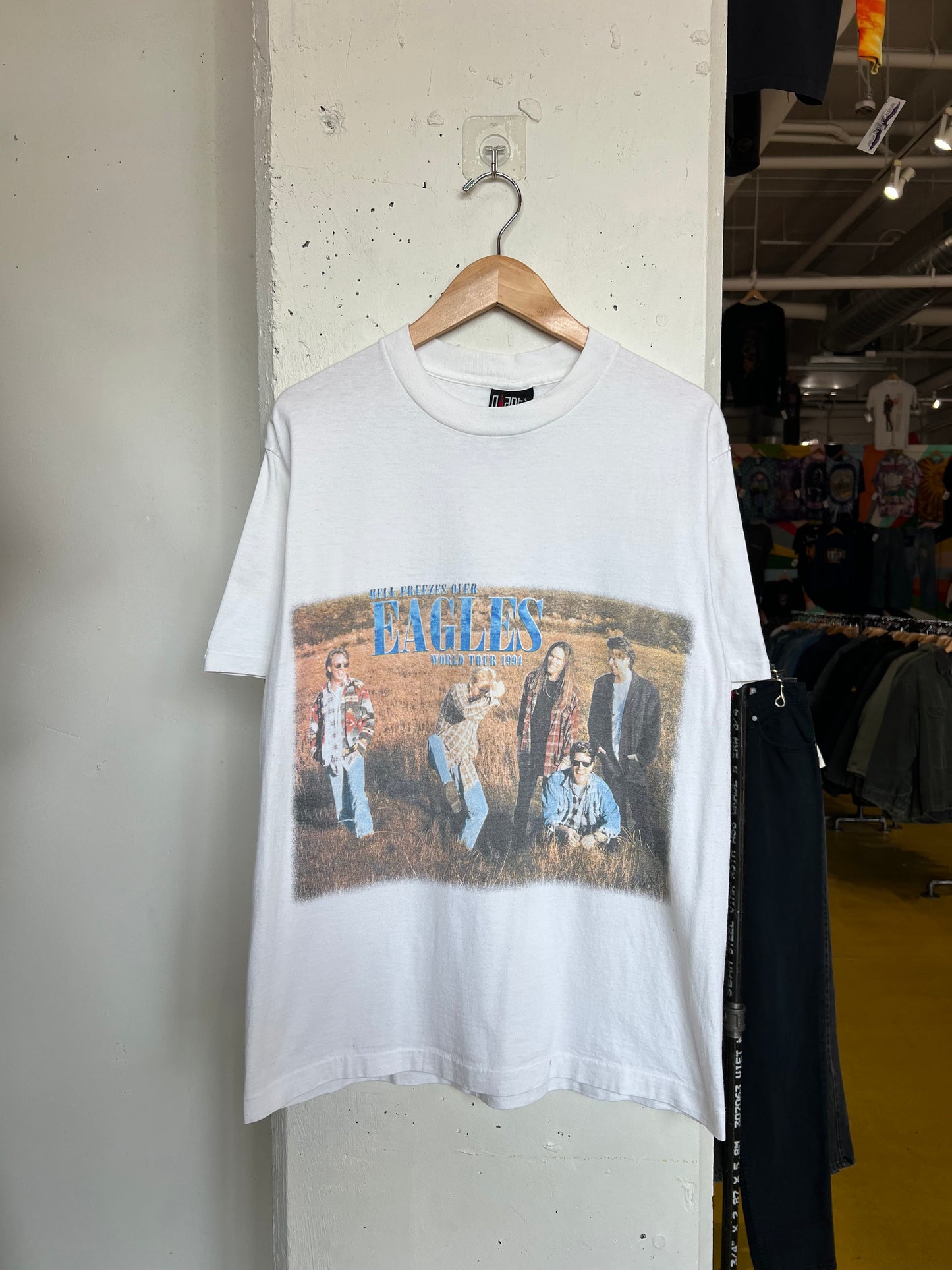 Vintage 1995 The Eagles “ Hell Freezes Over” World Tour Tee