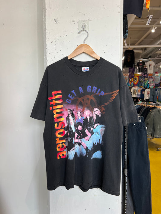Vintage 90s Aerosmith Tee Faded Distressed