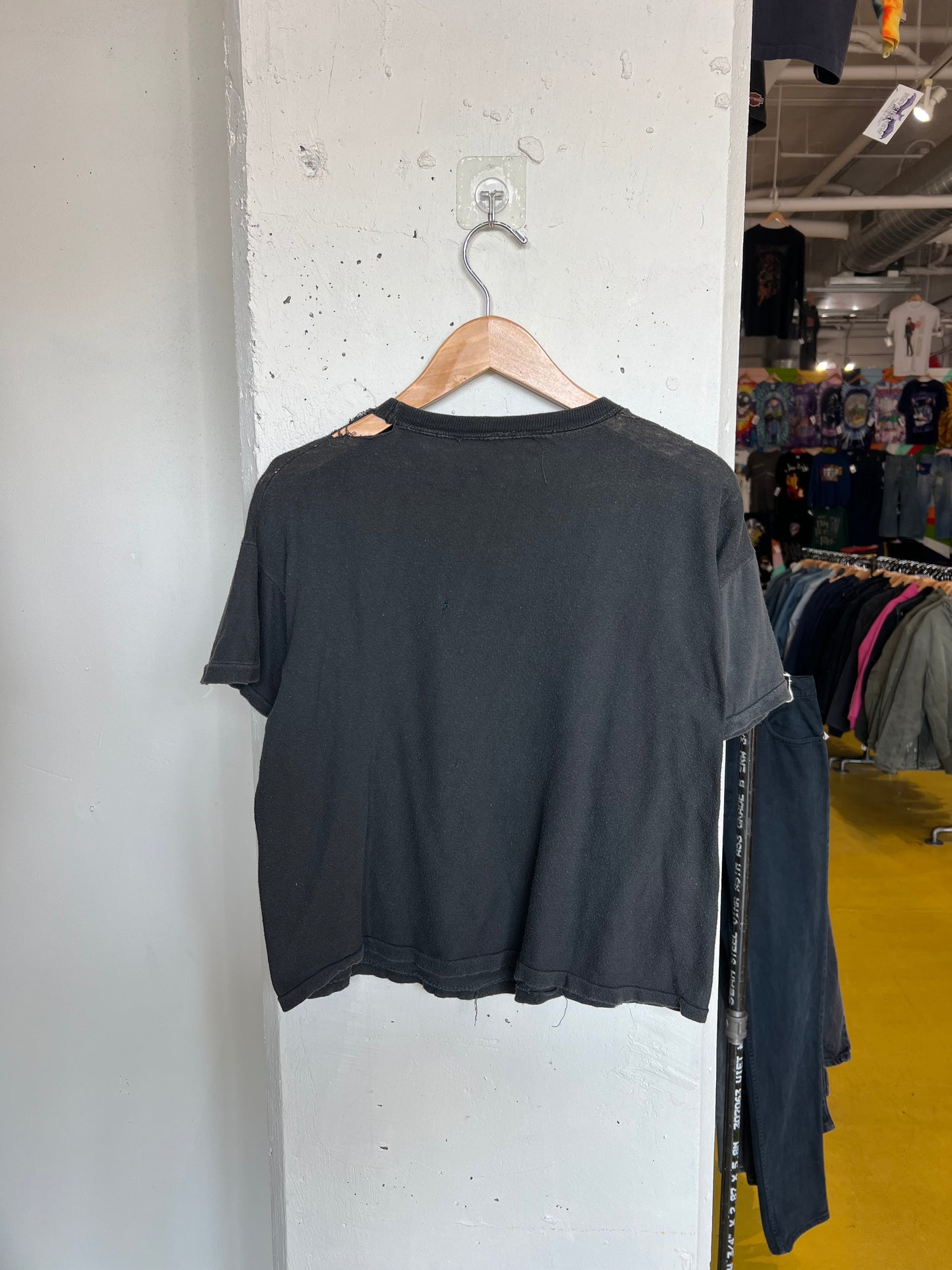 Vintage 70s/80s Led Zeppelin Thrashed Parking Lot Bootleg Tee