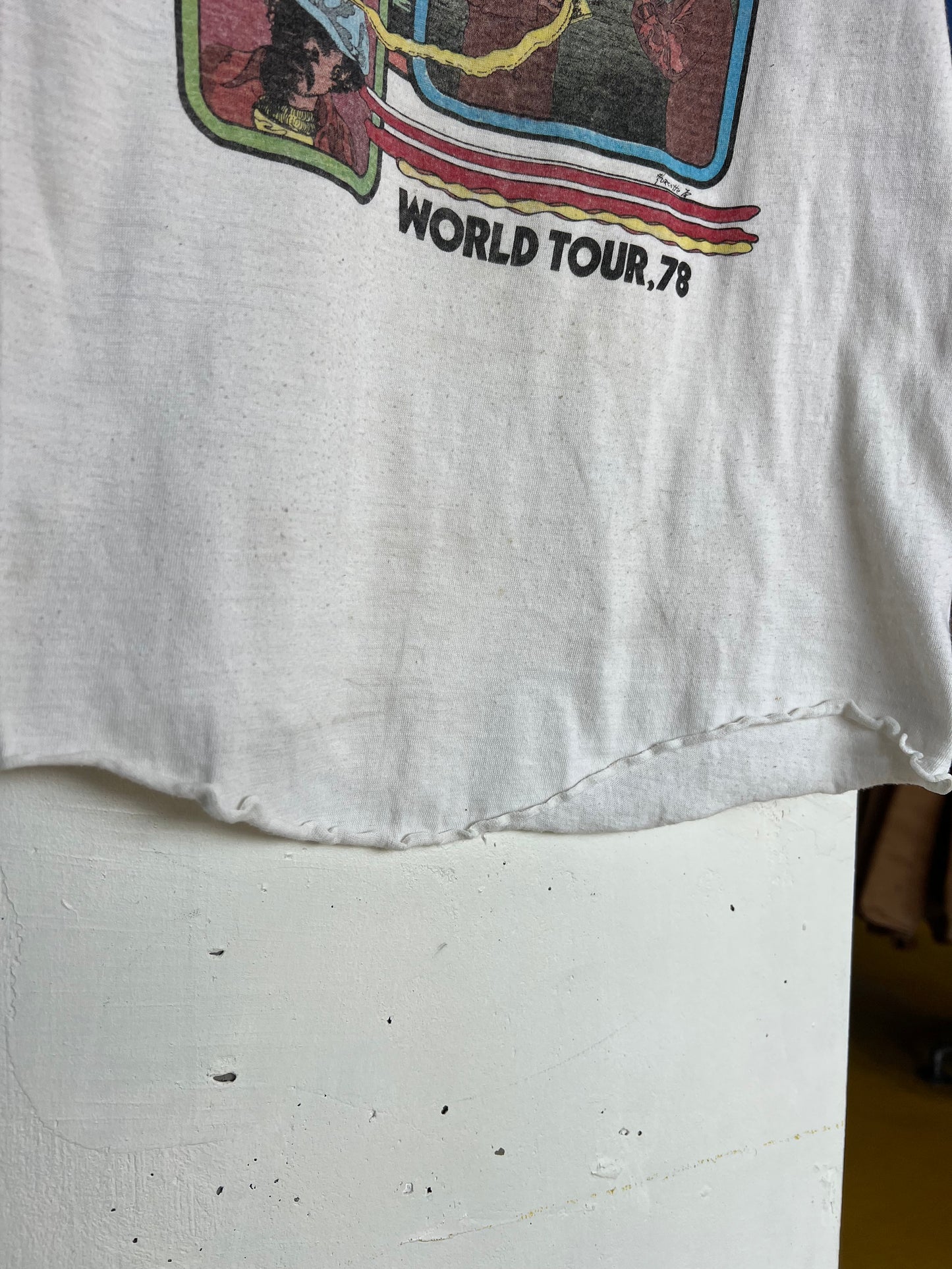 Vintage 1978 Genesis World Tour Raglan Tee