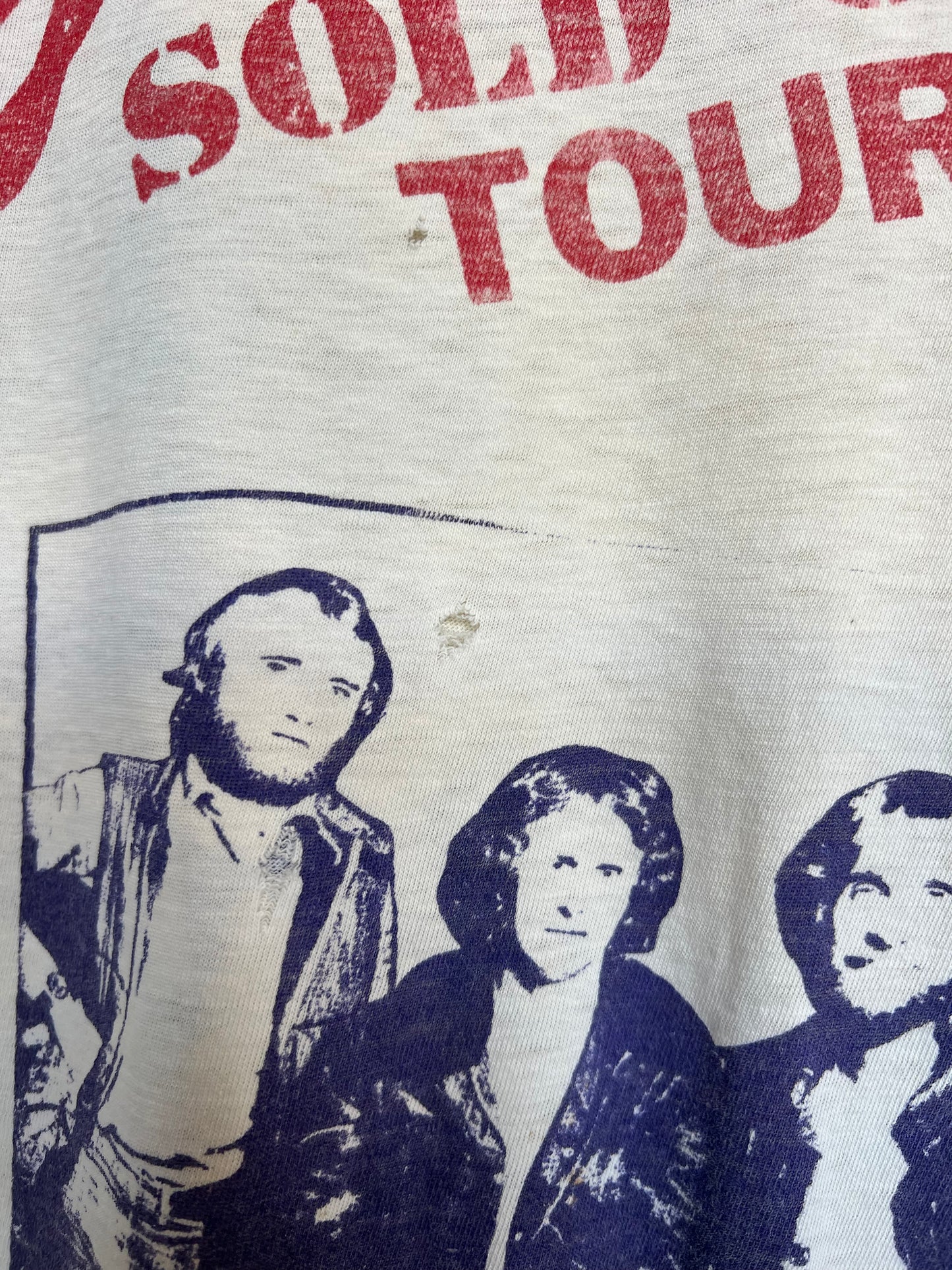 Vintage 80s Genesis Thrashed Tie Dye Tour Tee