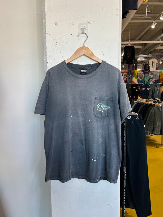 Vintage 90s Harley Davidson Rules Faded Tee