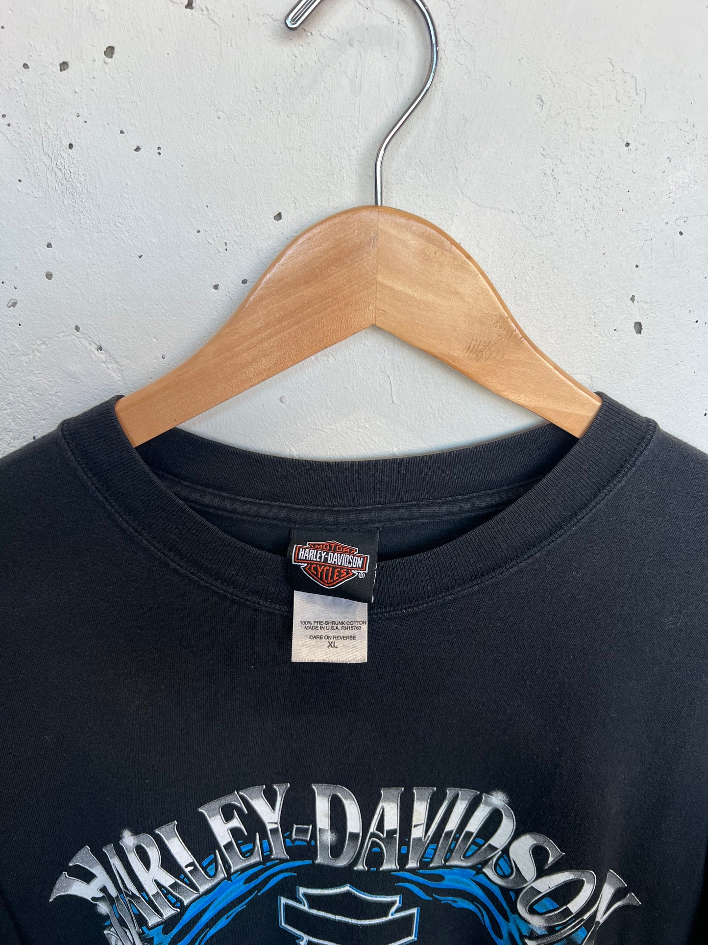 Vintage 2006 Harley Davidson Clown Flame Longlseeve T shirt