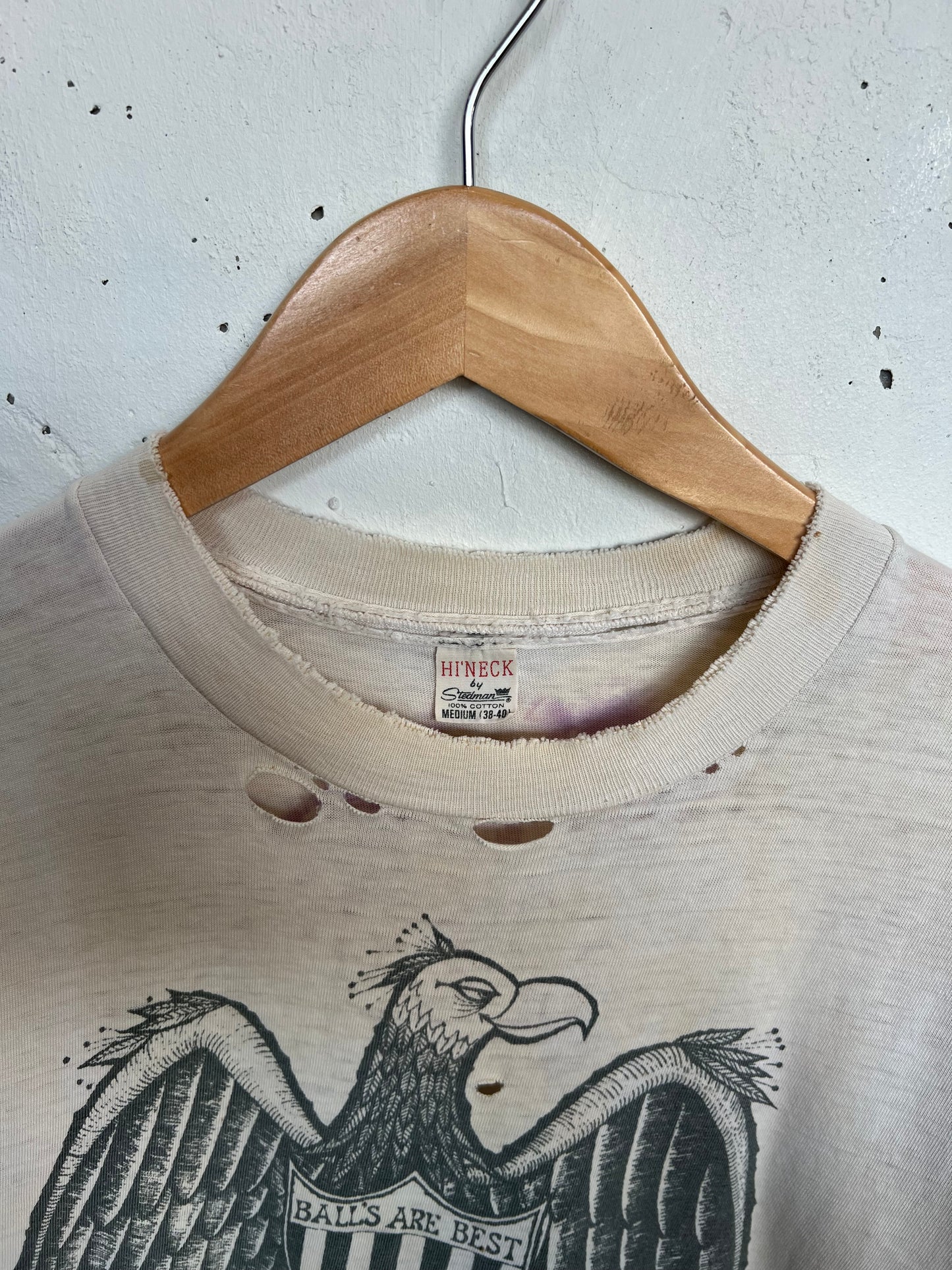 Vintage Ernie Ball “ Strings and Things” Thrashed Tee