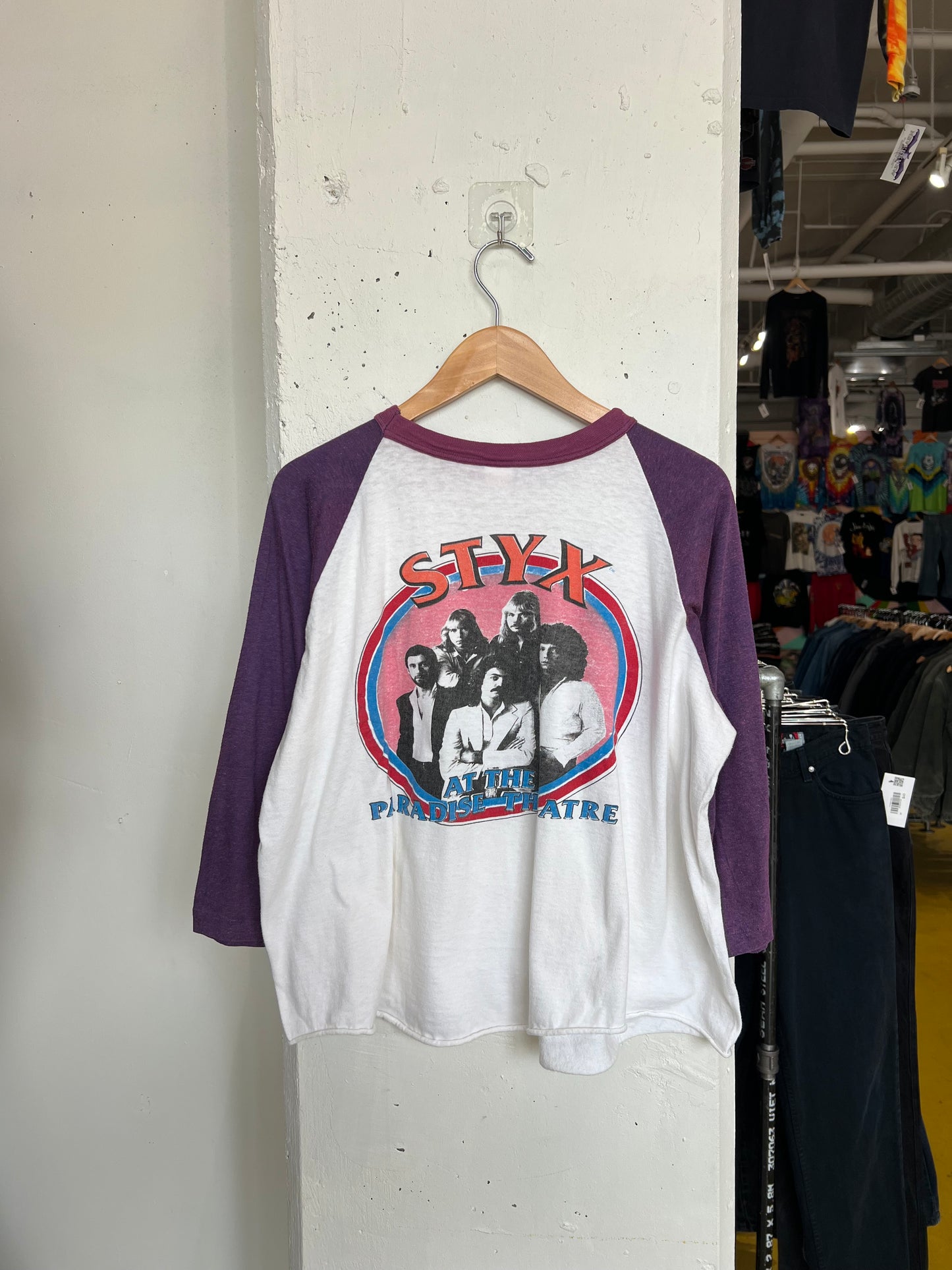 Vintage 1981 Styx World Tour Raglan Tee