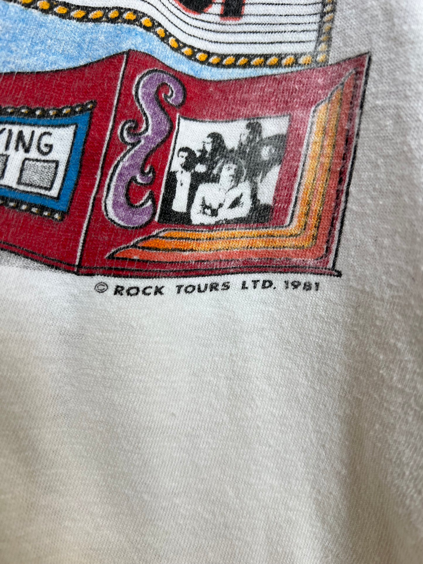 Vintage 1981 Styx World Tour Raglan Tee