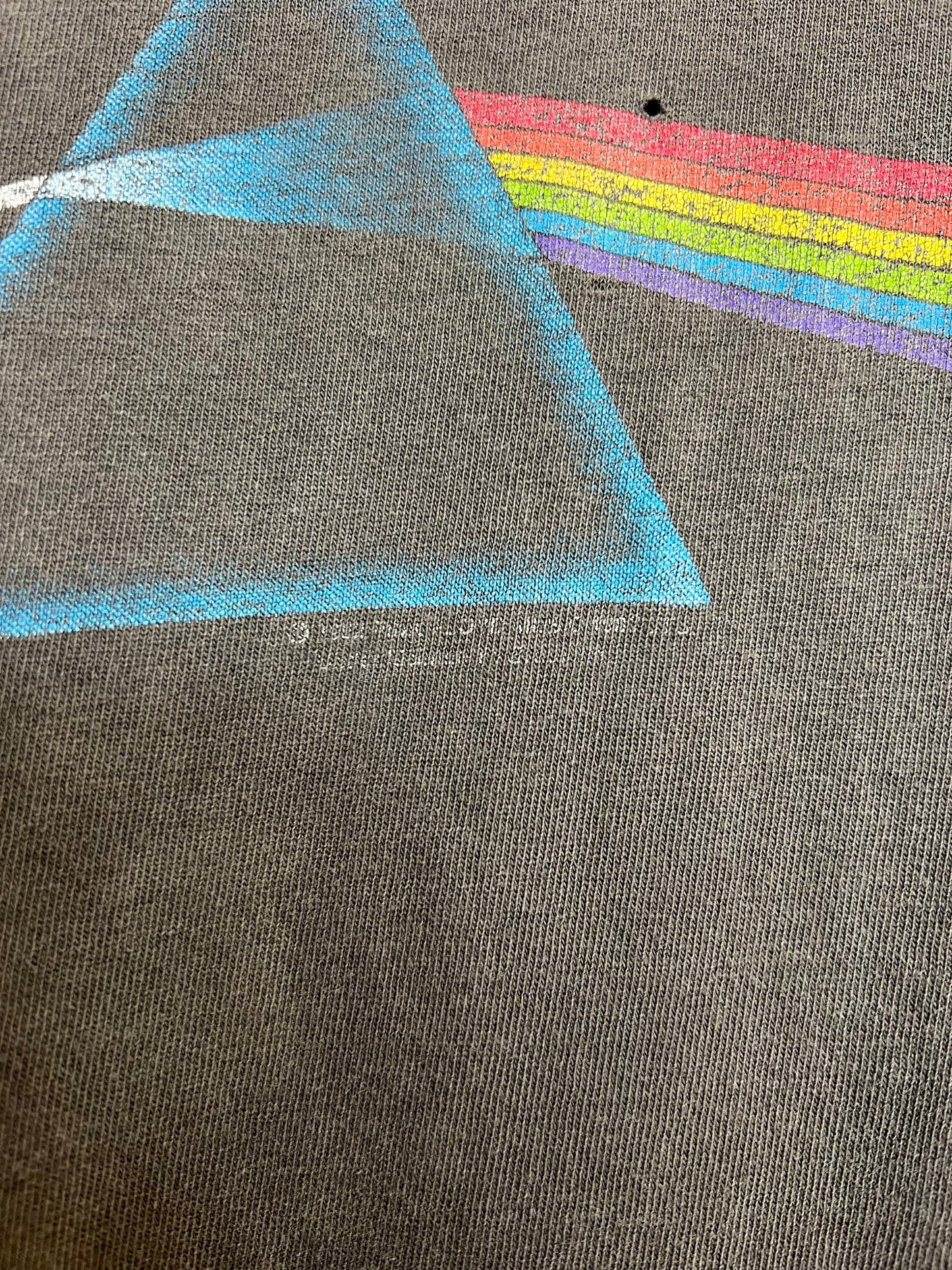 Vintage 1992 Pink Floyd Dark Side Of The Moon Tee Faded Distressed