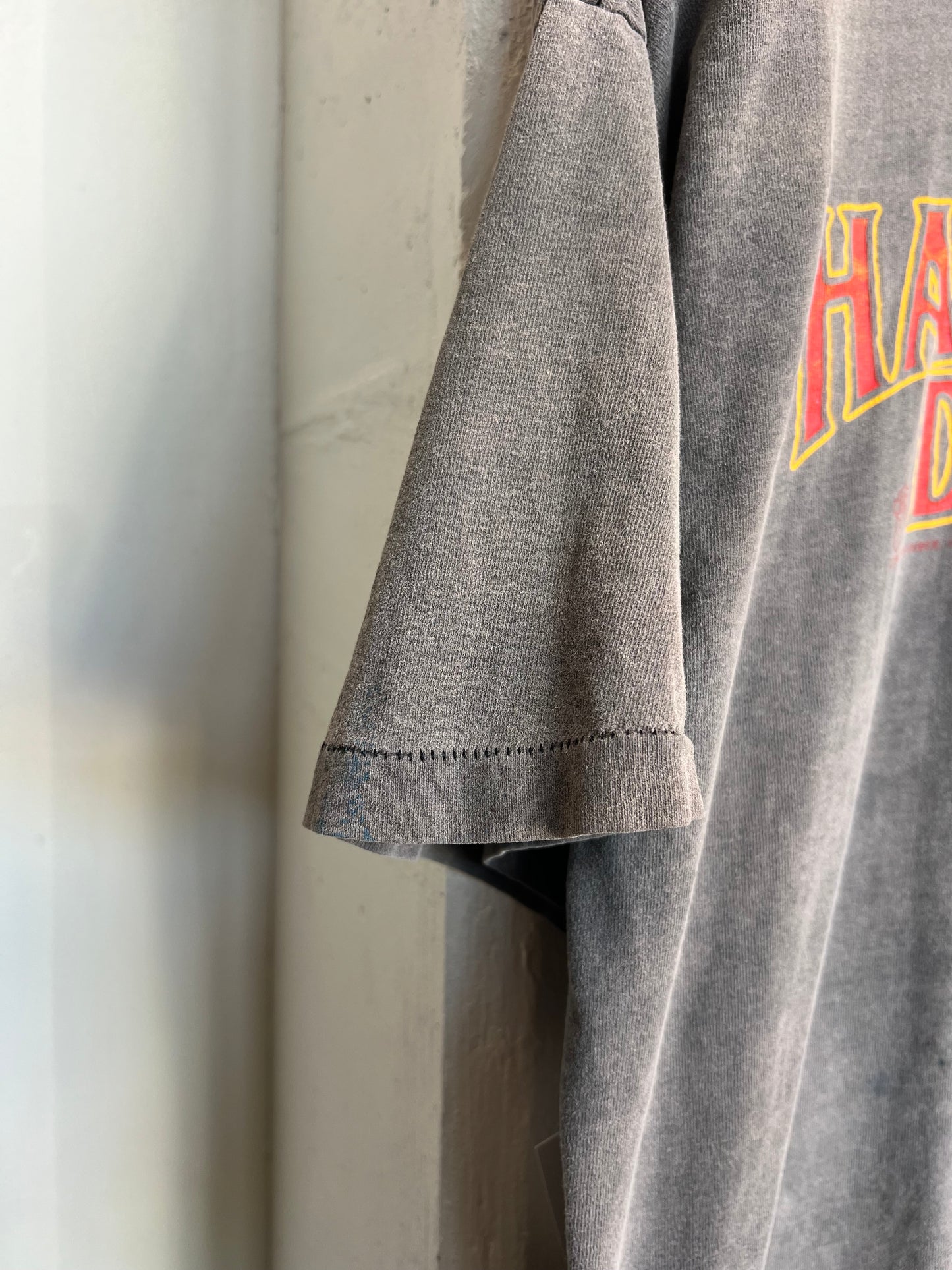 Vintage 90s Junction City Harley Davidson Boxy Cropped Tee