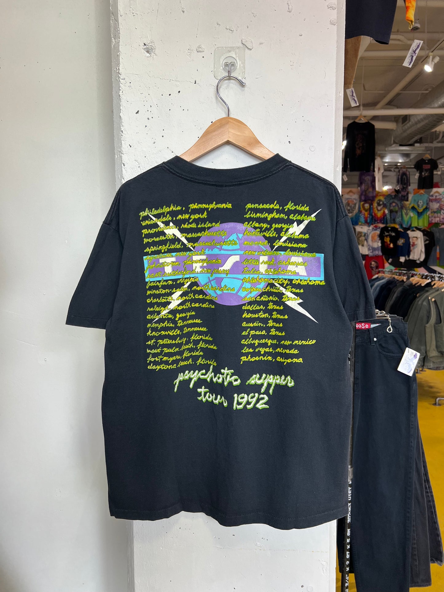 Vintage Tesla Pushead Band Tee