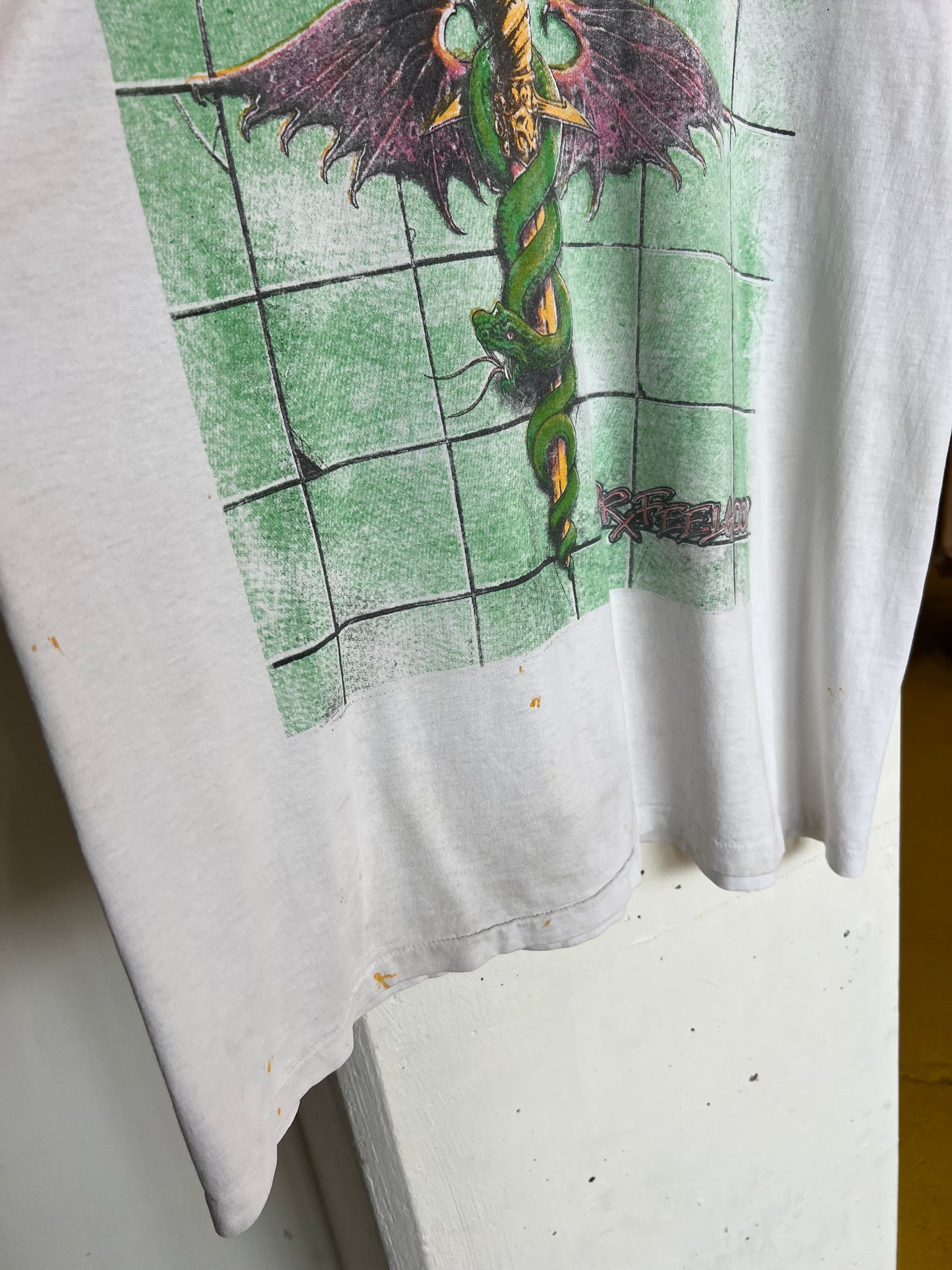 Vintage 80s Thrahsed Motley Crue Tee