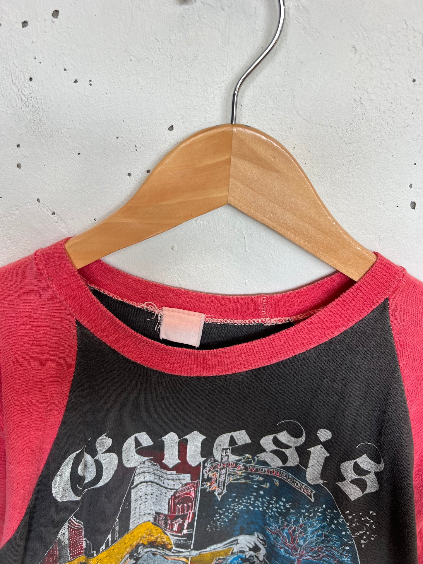 Vintage 1981 Genesis Parking Lot Bootleg Raglan Tee