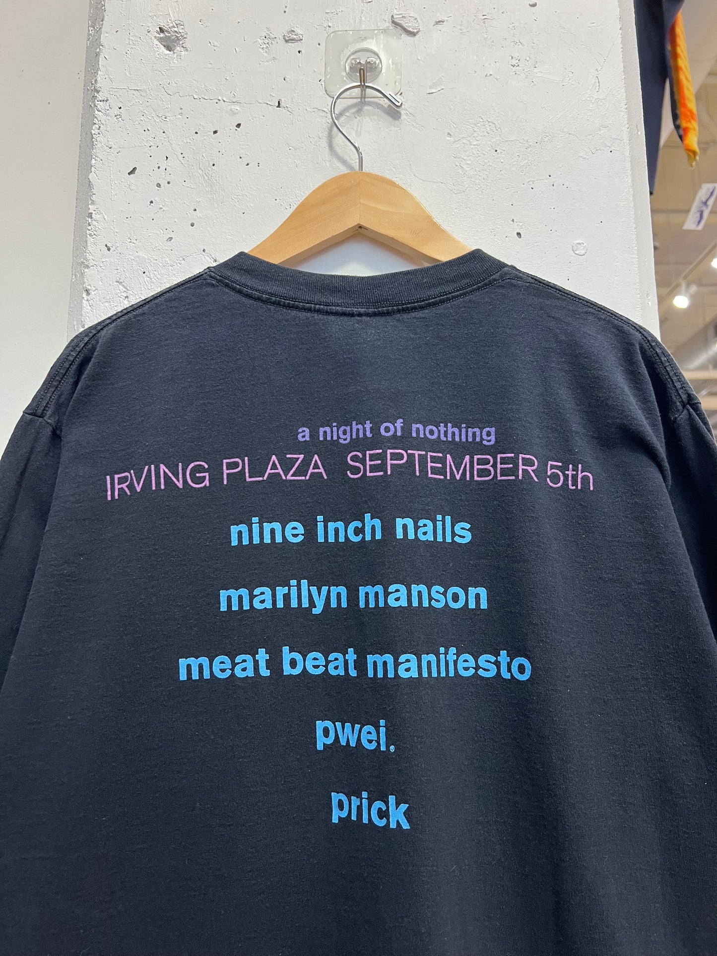 Vintage Nothing 96 Tee Nine inch nails Marilyn Manson